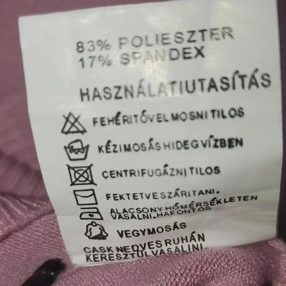 Hush Puppies Mock Neck Pullover  Sweater 90s Pink Sz Small - Picture 7 of 10